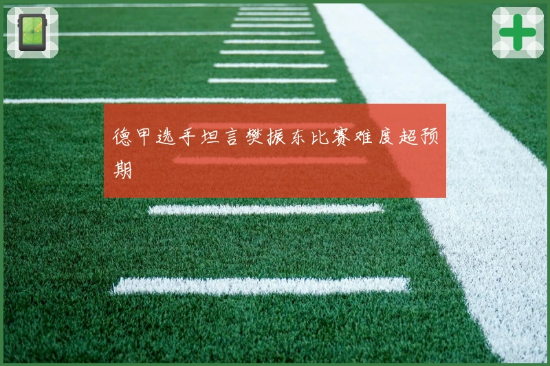 德甲选手坦言樊振东比赛难度超预期